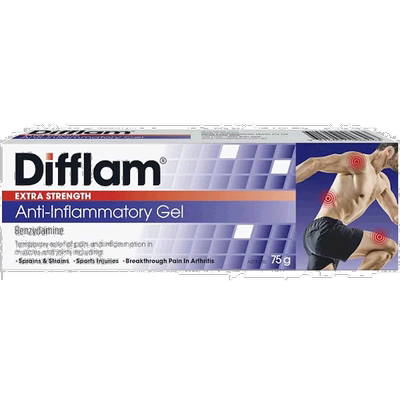 澳大利亚直邮Difflam 强效消炎镇痛凝胶 75g/支外用止痛