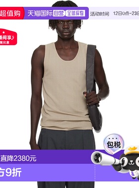 1h可退 香港直邮潮奢 Lemaire 男士 灰色 Debardeur 背心 TO1465L
