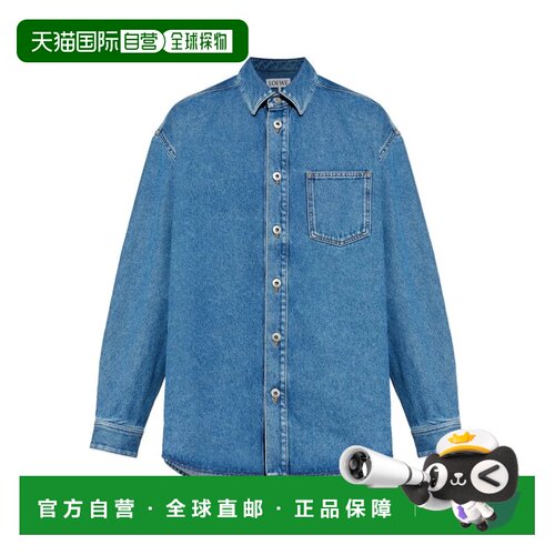 香港直邮LOEWE 男士衬衫 H526Y1DW275475MIDBLUEDENIM SS2026