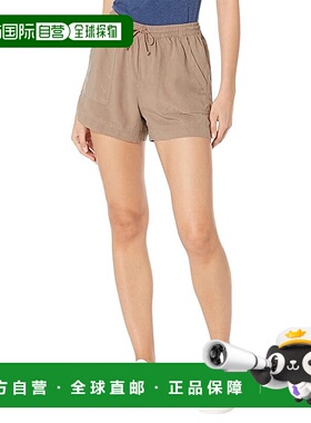 自营Splendid Noah Sweat Shorts Women's Mocha Lyocell Drawstr