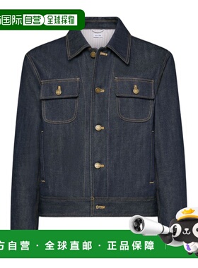 香港直邮THOM BROWNE 男士夹克 MJO256SF1101415 SS2026 蓝色