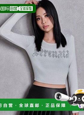 1h可退 日本直邮GYDA 女装 Serenata bijou 镂空针织上衣 紧身设l