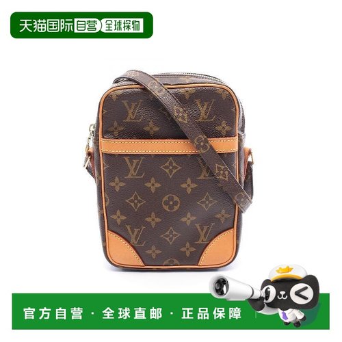 日本直邮中古LV路易威登女包B级9新Danube相机包涂层/防水帆布斜