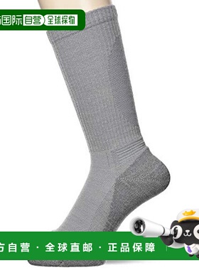 【日本直邮】美津浓 户外运动服饰 中厚款美利奴羊毛袜B2JX0005灰