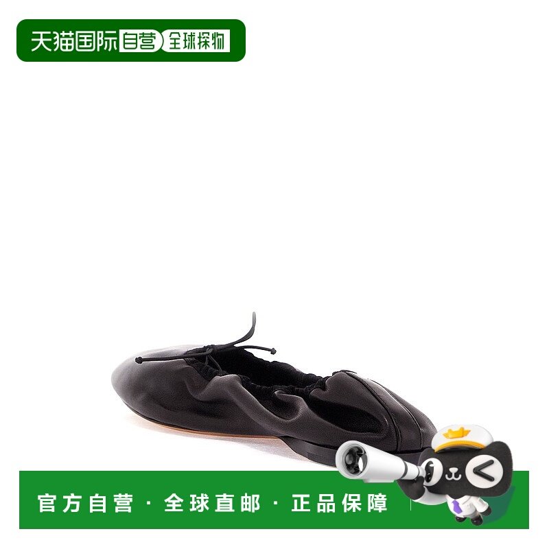 香港直邮THE ROW 女士休闲鞋 F1539N66BLK AW2024 黑色 Awar 皮革