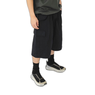 1h可退 日本直邮BEAMS 男士宽松直筒六口袋工装短裤  11250932803