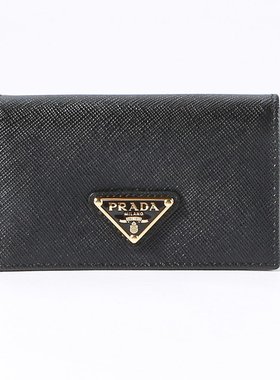 日本直邮PRADA 名片夹 SAF.TRIANGOLO/NERO 1MC122-QHH