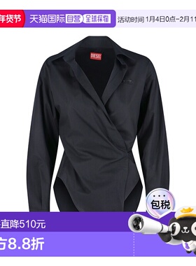 1h可退 香港直邮Diesel 迪赛 女士 黑色衬衫 A200600EPCL