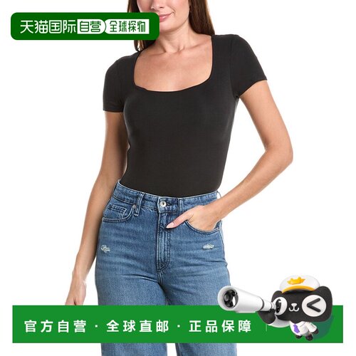 自营Chaser圆滑弹力泽西河紧身衣-黑色 美国奥莱直发