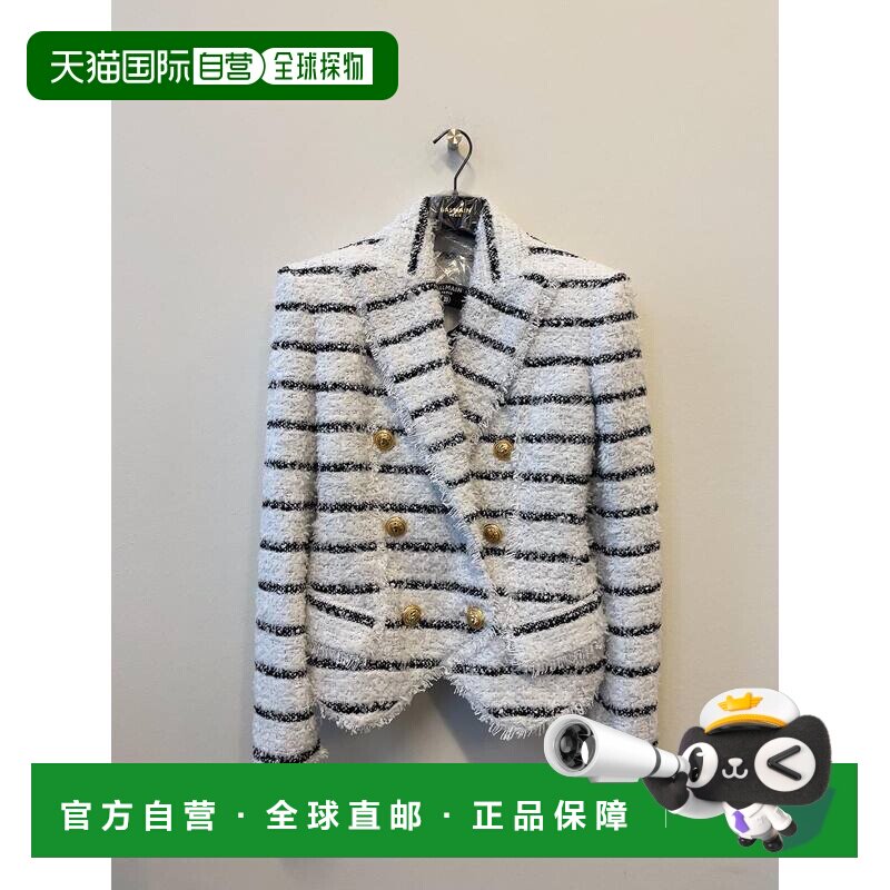 香港直邮BALMAIN 女士西服 YF0SG077XD72GAB外套西装图片