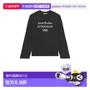 1h可退 香港直邮潮奢 Acne Studios 艾克妮 男士 Edden 长袖T恤 C