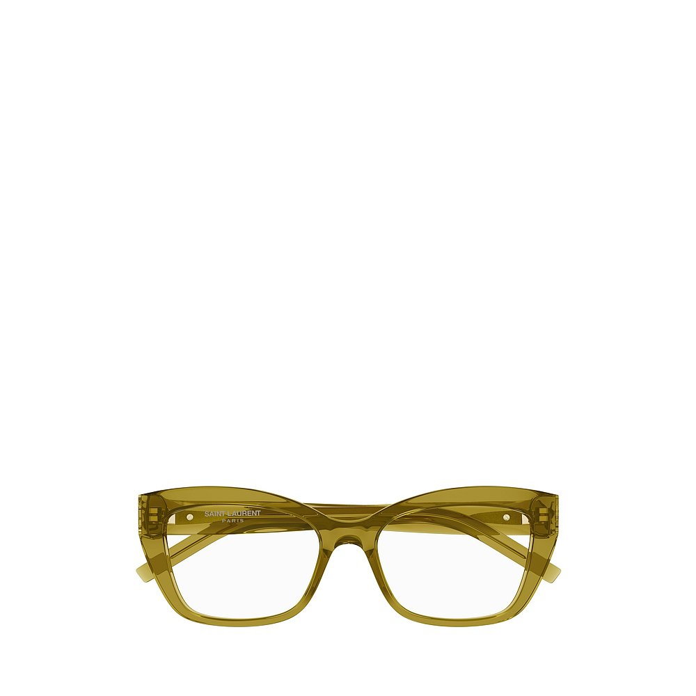 SAINT LAURENT 女士眼镜 SLM117006 SS2025 棕色 全框平光镜