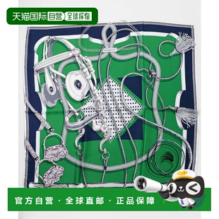 1h可退 日本直邮manipuri 女装 真丝方巾 88JOCCY 复古设计 RWA60