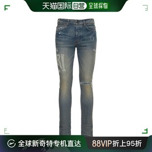 香港直邮潮奢 男士 AMIRI Amiri logo破洞牛仔裤