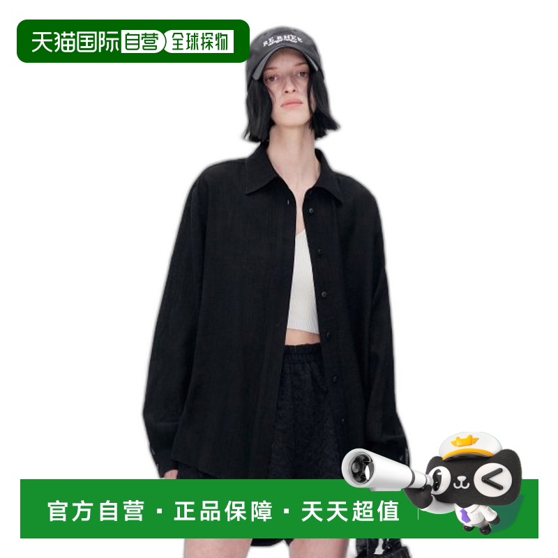 韩国直邮RE RHEE 女士女装T恤RP2STO043-0-BK LONG SLEEVES PLEATS