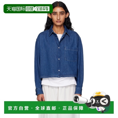 1h可退 香港直邮潮奢 A.P.C. 女士 海军蓝 Samantha 牛仔衬衫 COH