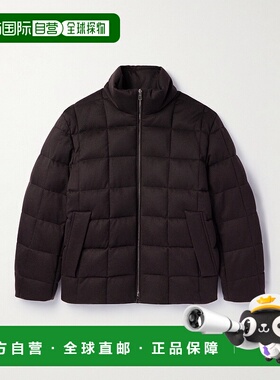 1h可退 香港直邮Loro Piana 诺悠翩雅 男士 Tuul 山羊皮边绗缝羊