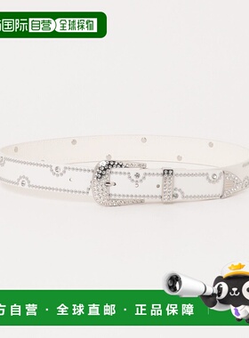 1h可退 日本直邮ALGY 女士 仿皮水钻扣腰带  A5GG245