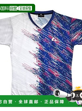 日本直邮LUCENT 衬衫 Uni 比赛衬衫 无领白色短袖上衣服装衣服吸