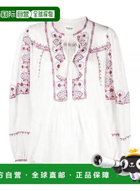 韩国直邮Isabel Marant 衬衫 HT0043FAA1J56E20WH 白色 DOM