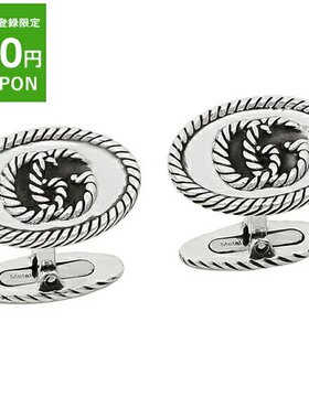 日本直邮古驰 双 G 银色 女士 男士 GUCCI 627750 J8400 0701