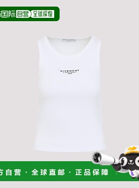 香港直邮GIVENCHY 女士背心吊带 BW70FPP75N100 AW2025 白色 Give