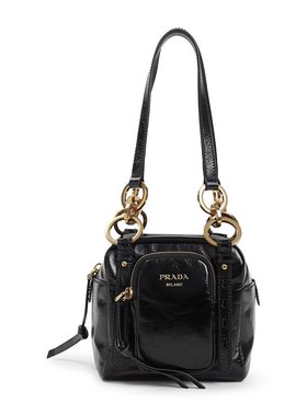 潮奢 Prada 普拉达 女士 迷你 Dangle 皮革手提包 1BB1372CYR