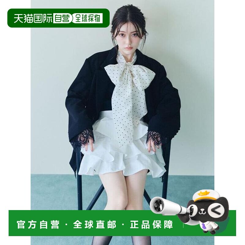 日本直邮SNIDEL 蕾丝叠穿夹克 日系甜美穿搭牛仔 【付后1h可退】