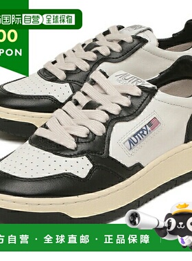 日本直邮AUTRY 运动鞋奖章黑白色女士 AUTRY AULW WB01