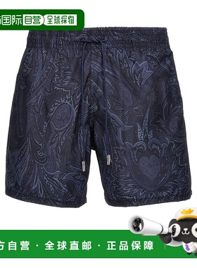 1h可退 香港直邮潮奢 Etro 艾特罗 男士 佩斯理印花沙滩短裤 MRPB