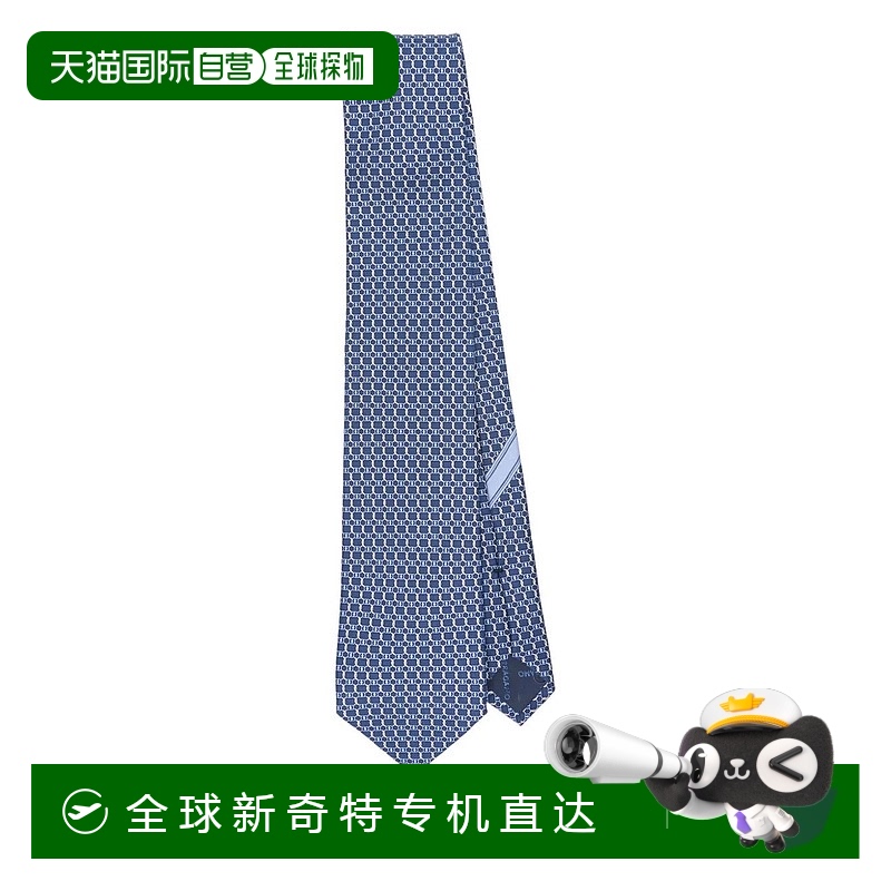 1h可退 香港直邮SALVATORE FERRAGAMO 男士领带 3512600784261NAV
