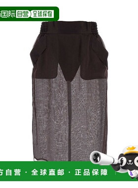 香港直邮SAINT LAURENT 女士半身裙 769270Y3H912041 AW2024