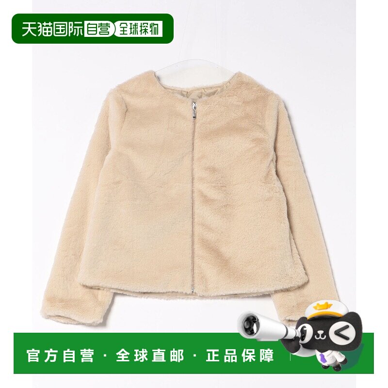 1h可退 日本直邮tocco closet 女装 仿皮草质感宽松短外套 半拉链