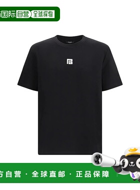 香港直邮BALMAIN 男士T恤 GH1EG000BC87EAB SS2026 黑色 Balmain