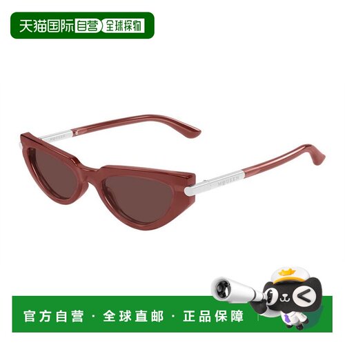 香港直邮ALEXANDER MCQUEEN 女士太阳镜 AM0520S004 CO 红色