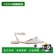美国 Pointed 自营Mach Flats Mach Ballet pearl Toe white