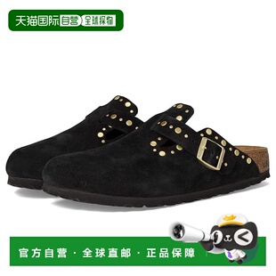 1h可退 香港直邮birkenstock 勃肯 女士 Boston Rivets 洞洞鞋