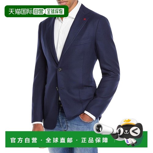 1h可退 【美国直邮】Isaia|男士 Cortina 羊毛西装外套潮流穿搭