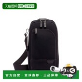 自营欧洲直邮Tumi途明 Harrison男士 黑色尼龙拉链开合斜挎包