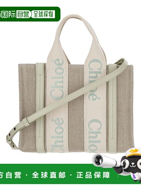 香港直邮Chloe WOODY 小号斜挎包 C23AS397L17蔻依托特包手提包