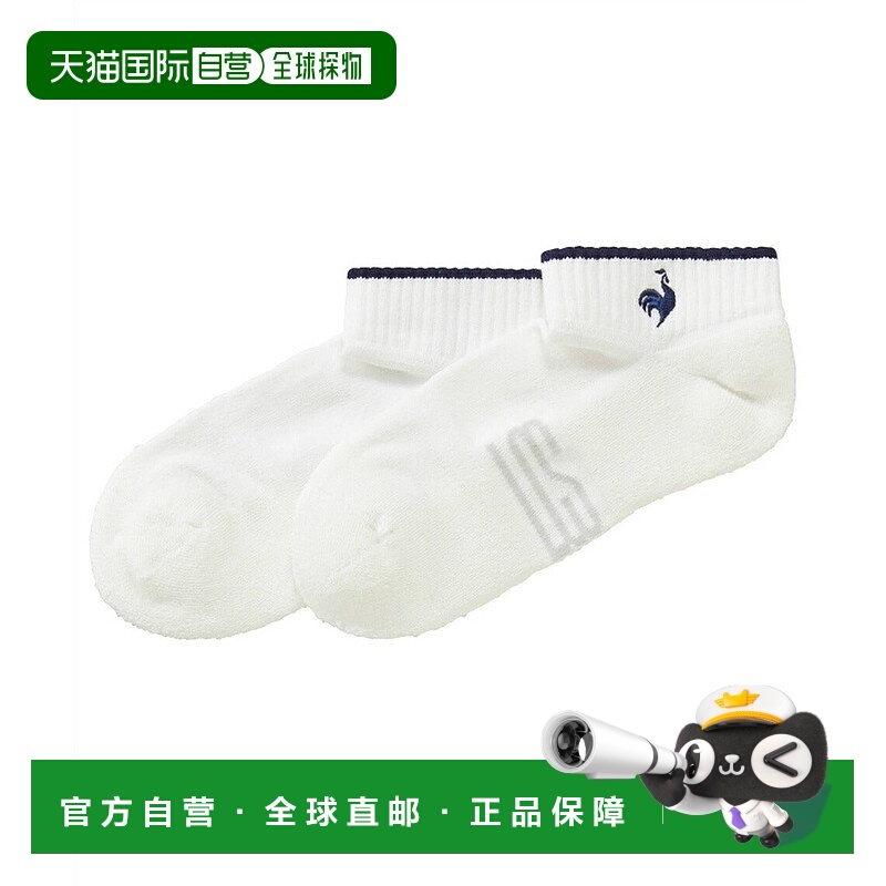 日本直邮 le coq sportif 女士高尔夫透气网眼短袜 LG5SSO11L