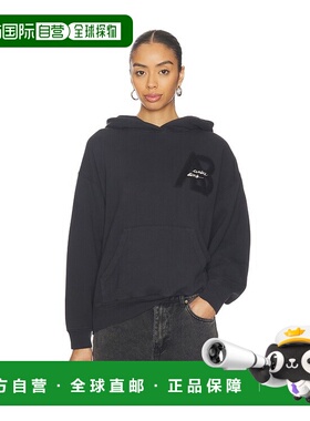 1h可退 香港直邮潮奢 ANINE BING 女士 Jaci Letterman 连帽衫 A0