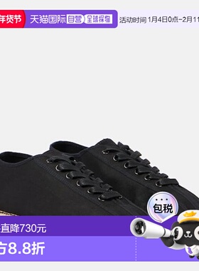 香港直邮Lemaire 女士 Linoleum 绑带麻底鞋 black黑色 舒适时尚