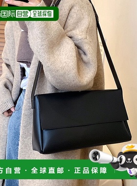1h可退 日本直邮florge 男女同款 仿皮宽 flap 2WAY单肩包 G46720