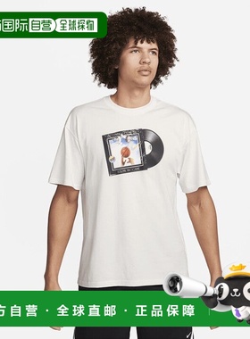 自营 Nike Max90男式Summit白色图案印花纯棉篮球SRT507-白色 美