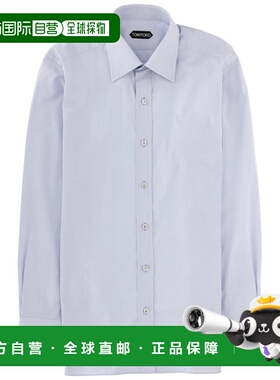 香港直邮潮奢 Tom Ford 汤姆 福特 男士 棉质衬衫 HSBC01CGS11UAD