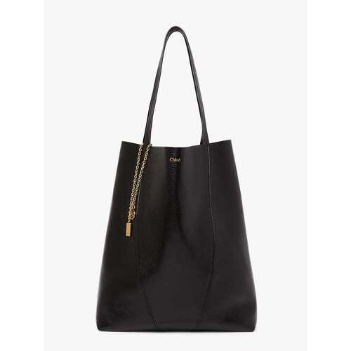 Chloe 蔻依 女士 粒面皮革大号CHLOÉ SPIN托特包 C25SS810N84
