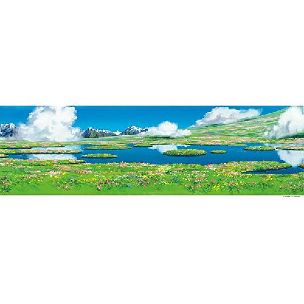 日本直邮ENSKY 352片拼图哈尔的移动城堡秘密庭院18.2x51.5cm