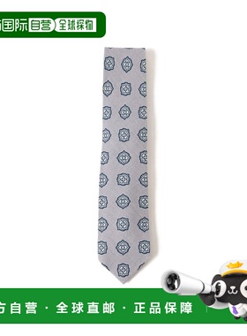 1h可退 日本直邮LUIGI BORRELLI 男装 羊毛丝绸 小纹印花 领带 25