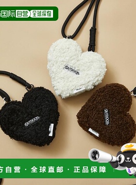 1h可退 日本直邮OUTDOOR PRODUCTS BASICKS联名迷你心形毛绒包 34